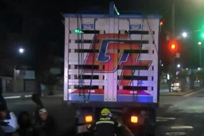 Un camión de alto tonelaje