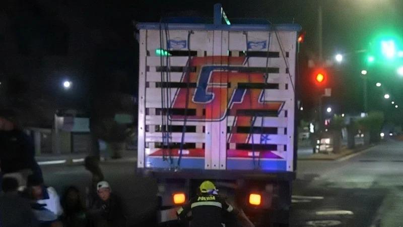 Un camión de alto tonelaje