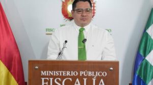 El fiscal general del Estado, Roger Mariaca Montenegro