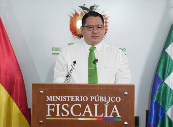 El fiscal general del Estado, Roger Mariaca Montenegro