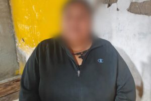 Imagen de una de las aprehendidas