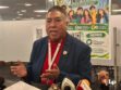 El diputado Camacho en conferencia de prensa