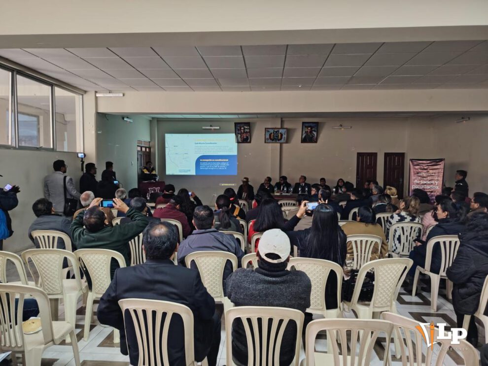 socializacion del proyecto minero Carangas