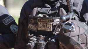 Efectivos policiales de la Policía Boliviana