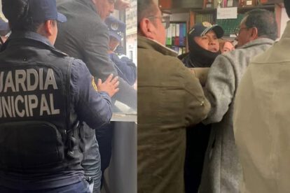 Empujones entre guardias municipales y personal del Concejo