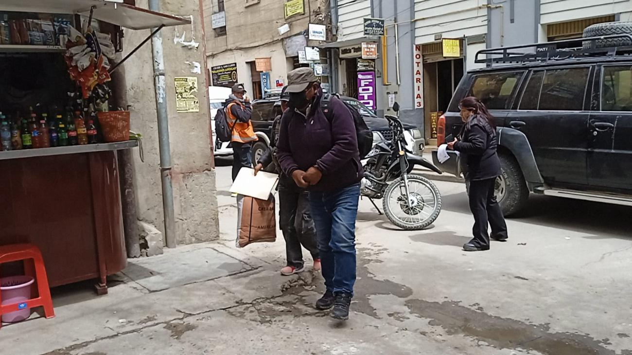 Imagen del detenido