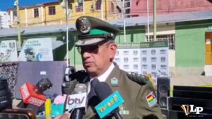 Imagen del nuevo comandante departamental de la Policía de Oruro
