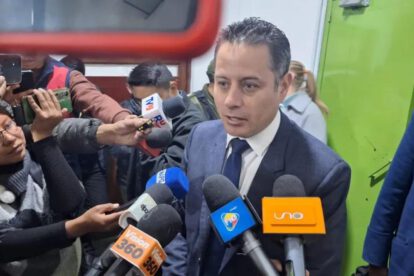 El vicepresidente Edmand Lara en la Fiscalía