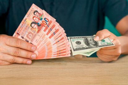 Dólares y billetes de boliviano en actual circulación