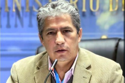 Edmundo Novillo, ejerció como ministro de Defensa de Luis Arce