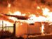 Voraz incendio consume una vivienda durante la noche