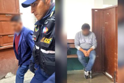 Los sindicados fueron conducidos a dependencias policiales