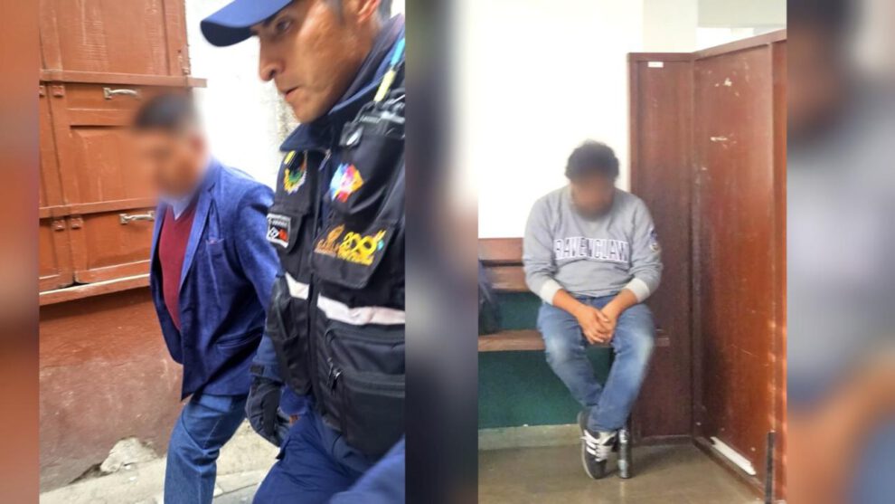 Los sindicados fueron conducidos a dependencias policiales