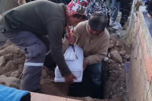 Imagen del sepelio