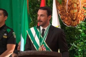 El gobernador de Santa Cruz, Juan Pablo Velasco