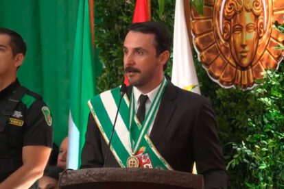 El gobernador de Santa Cruz, Juan Pablo Velasco