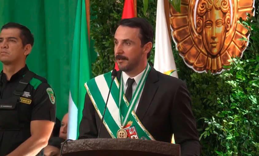 El gobernador de Santa Cruz, Juan Pablo Velasco