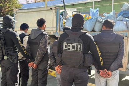 Imagen de los detenidos