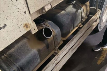 Inspección de los tanques modificados para el desvío ilegal de combustible