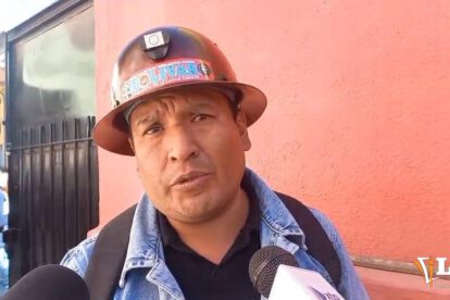 El dirigente del Distrito Minero Bolívar, Raúl Collurana