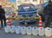 Policía y el transporte ilegal de gasolina