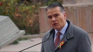 El ministro de Defensa, Ernesto Justiniano