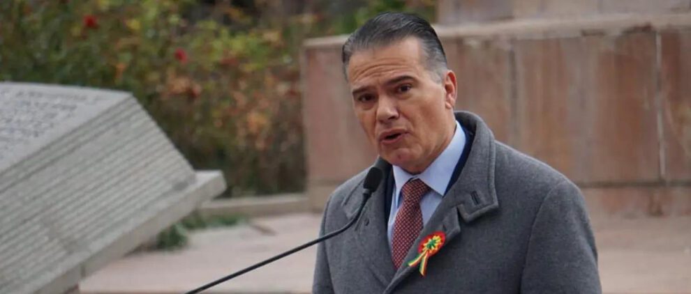 El ministro de Defensa, Ernesto Justiniano