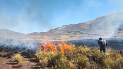 Imagen del incendio