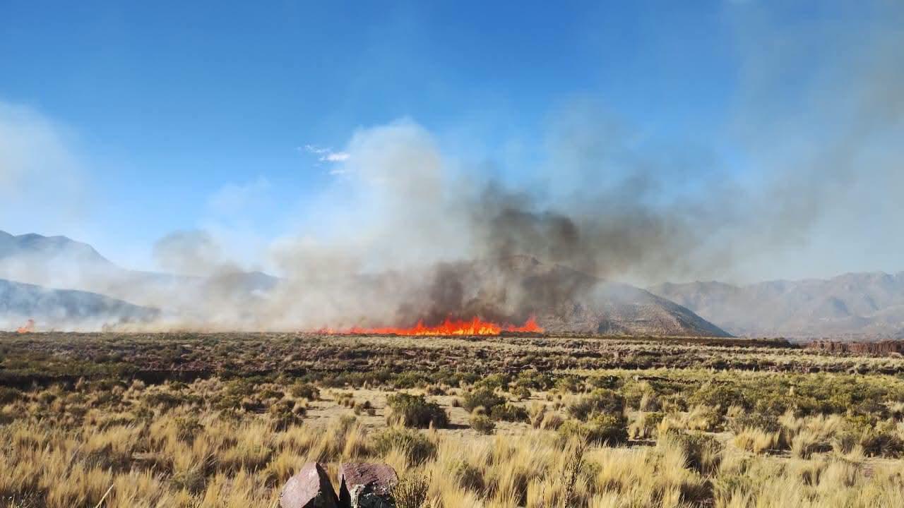 Imagen del incendio