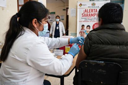 vacunación contra el sarampión