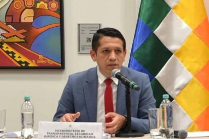 El viceministro de Transparencia y Lucha Contra la Corrupción, Yamil García