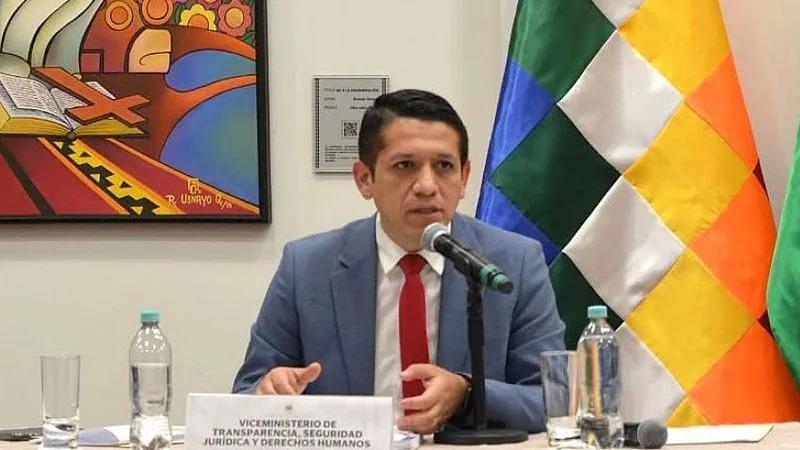 El viceministro de Transparencia y Lucha Contra la Corrupción, Yamil García