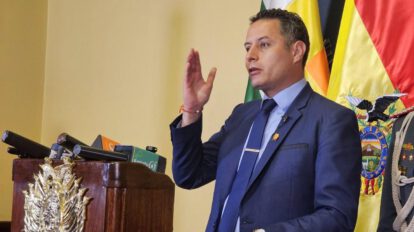 El vicepresidente Edmand Lara