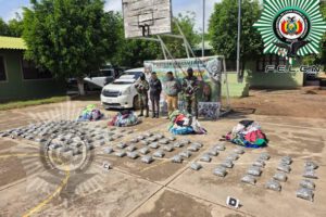 106 paquetes de marihuana
