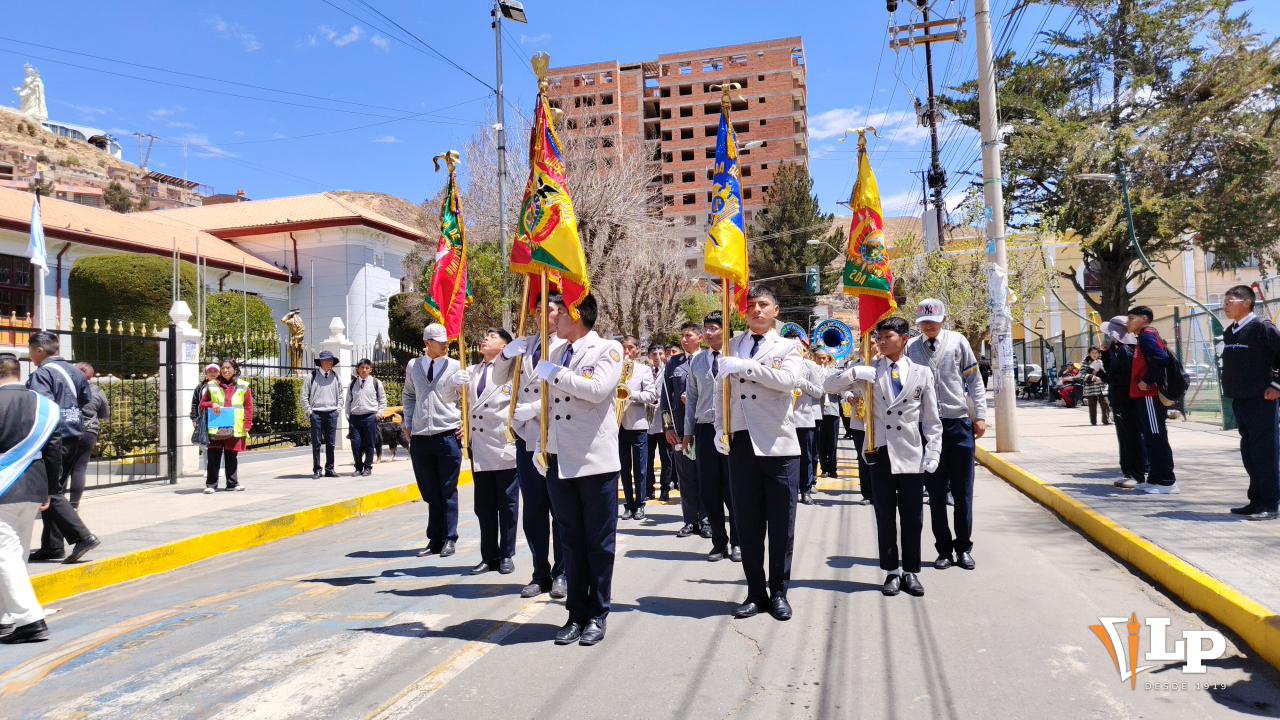 Estudiantes del colegio Sainz