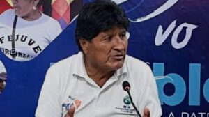 El expresidente y líder de los cocaleros, Evo Morales