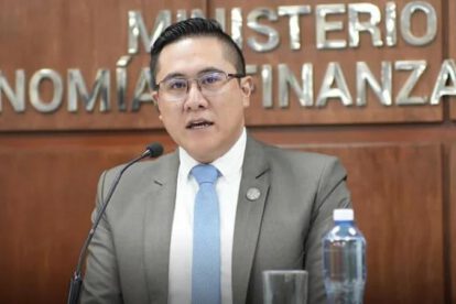 El ministro de Economía y Finanzas Públicas, Christian Morales