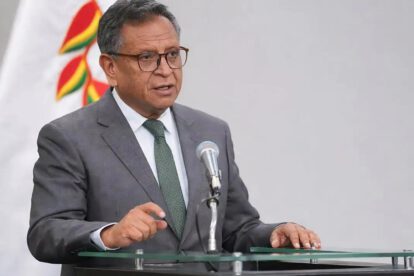 El ministro de Gobierno, Marco Antonio Oviedo