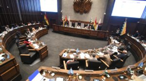 El pleno del Senado en Bolivia
