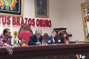 firma de convenio con PNUD y gobernación de Oruro