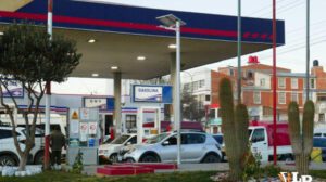 Surtidor de combustible en la ciudad de Oruro