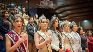 Reinas de belleza participaron de la presentación del anteproyecto de ley