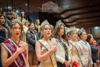 Reinas de belleza participaron de la presentación del anteproyecto de ley