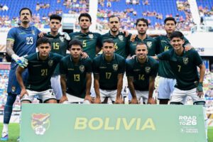 Selección Boliviana, Seleccionador Óscar Villegas, Fecha FIFA