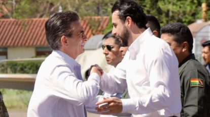 Rodrigo Paz y Juan Pablo Velasco