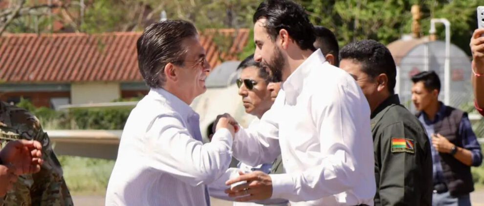 Rodrigo Paz y Juan Pablo Velasco