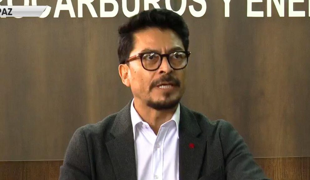 El ministro de la Presidencia, Fernando Aramayo