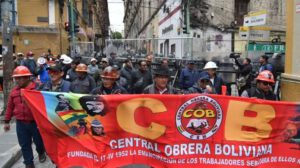 Marcha de la Central Obrera Boliviana