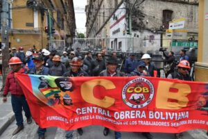 Marcha de la Central Obrera Boliviana