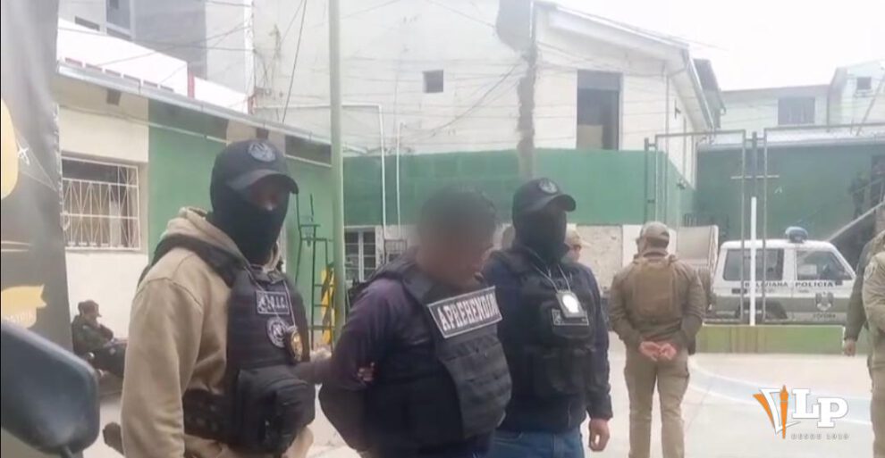 Imagen del detenido